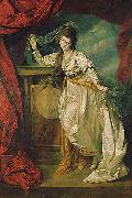 Johann Zoffany Portrait of female France oil painting artist